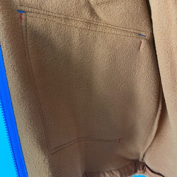 NWT Mens Nike Sportswear Sherpa Fleece Full Zip Jacket Rust Orange - Picture 3 of 7